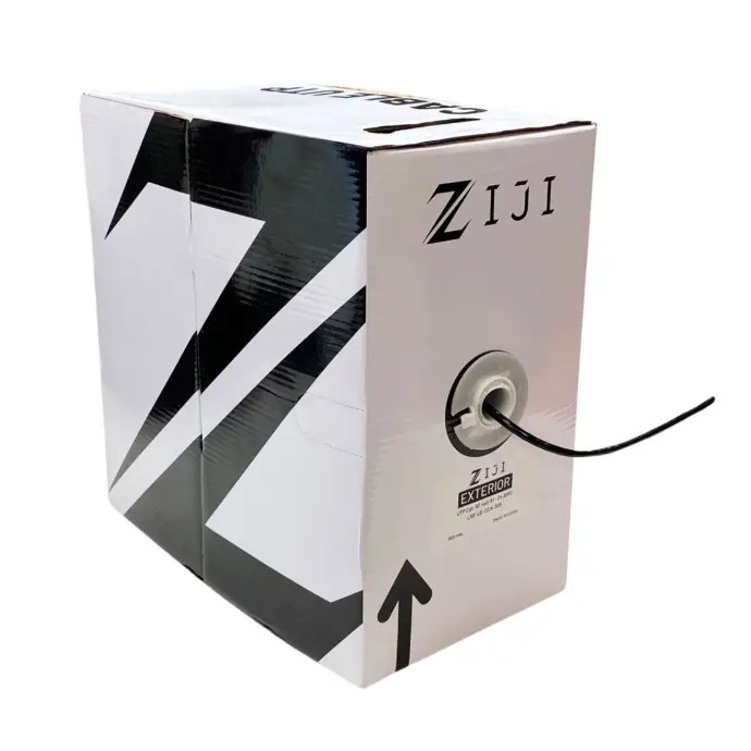 Cable UTP exterior Ziji Cat5e CCA x 305mts