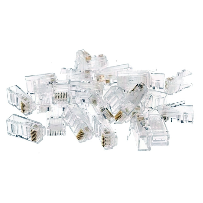 [#1656x100] Conector de red RJ45 Gralf Cat5e bolsa x 100u (GF-RJ45) 