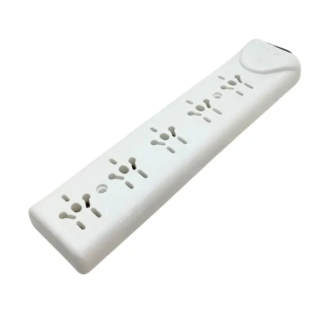 Zapatilla Top 5 tomas con interruptor y bornera sin cable (N-1199)