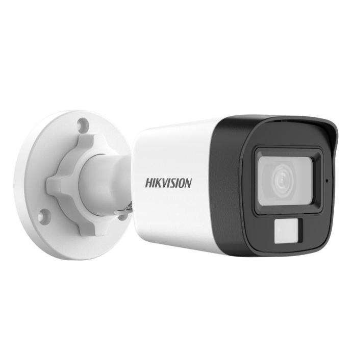 [90910] Camara Analogica 2MP Hikvision IR + luz blanca audio IP67 2,8mm (DS-2CE16D0T-LPFS)