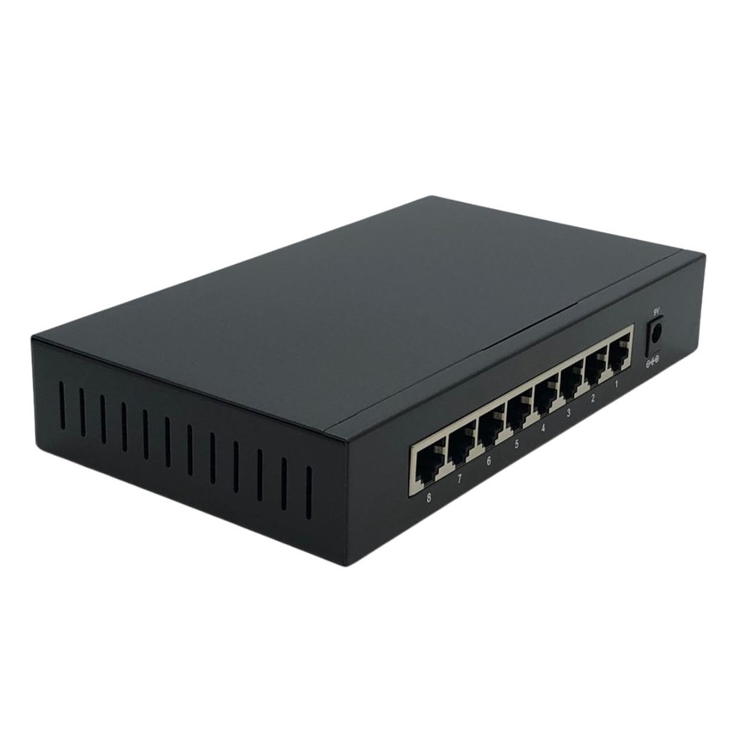 Switch de escritorio Dahua de 8 puertos (DH-PFS3008-8GT) 