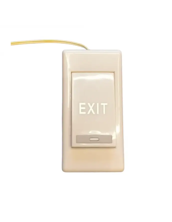 [ACC-ZD-BT-A3-PLASTIC] Botón Pulsador Salida  Plastico Rectangular (ACC-ZD-BT-A3-PLASTIC)