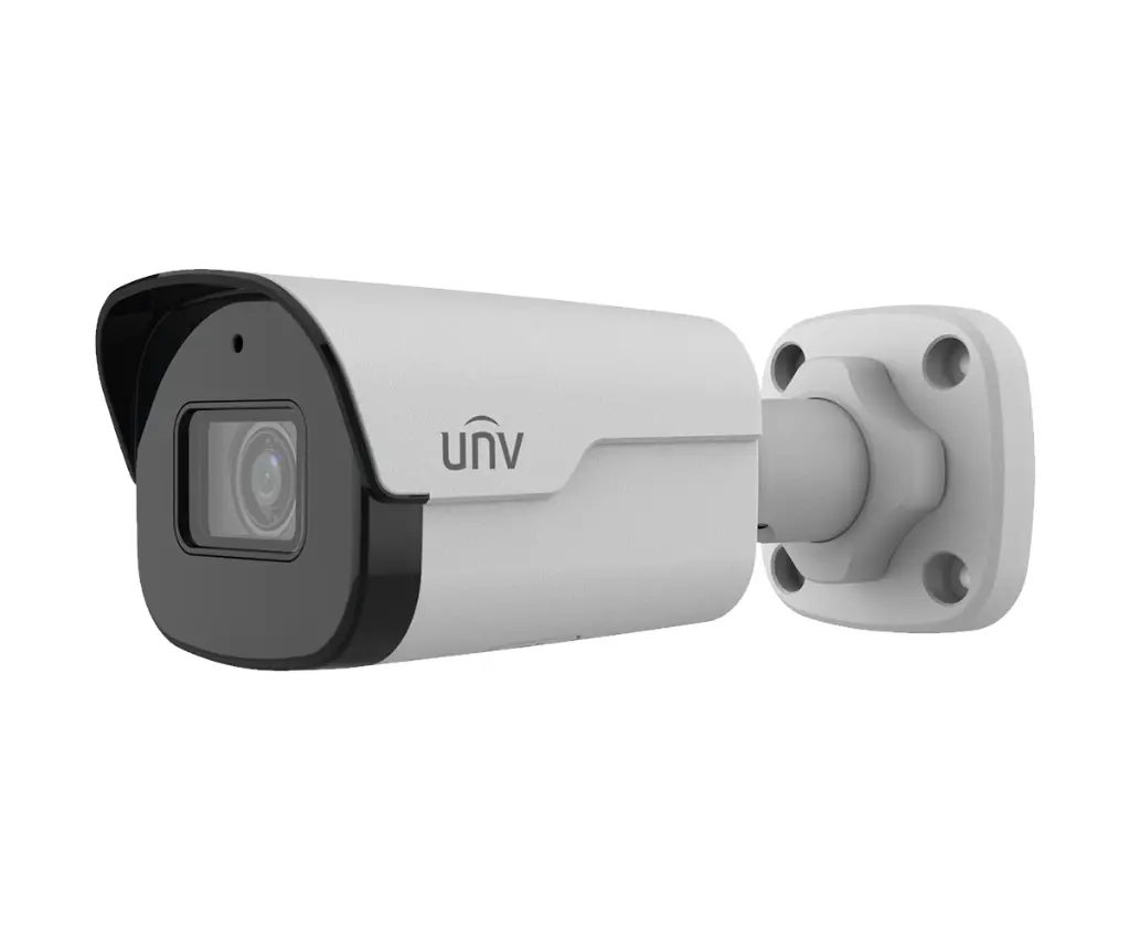Camara IP Bullet Uniview 2MP 2.8mm LightHunter Mic MicroSD iA avanzada IP67 PoE (IPC2122SB-ADF28KM-I0) *P