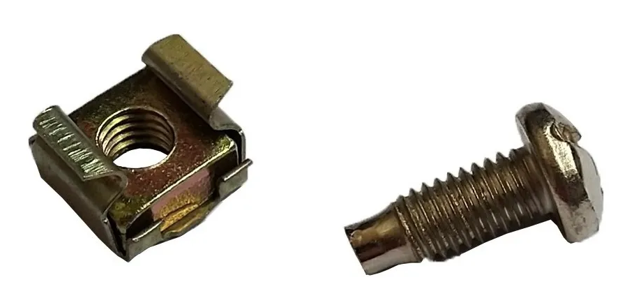 Juego de tornillos y tuercas Reguvolt M6 para racks y murales 50U (RV-TORN-50U)