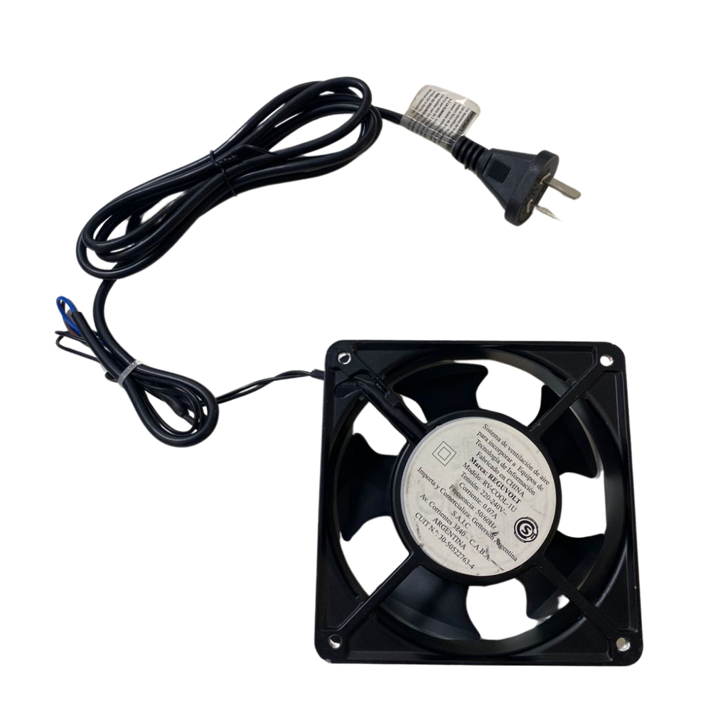 [RV-COOL-1U] Modulo de ventilación Reguvolt para racks mural 1U (RV-COOL-1U)