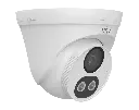 Camara analoga Uniview 5MP lente 2.8mm Full Color IR/Luz Blanca Dual Smart IP67 Microfono TVI/AHD/CVI/CVBS (UAC-B145-AF28LM-DL)