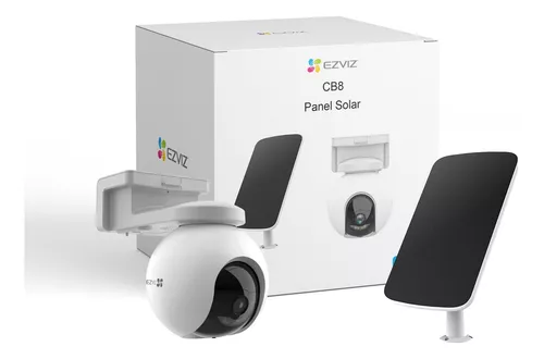[CS-CB8(3MP)+panel] Camara IP WiFi 3MP Ezviz CB8 PT ColorVu Auto Tracking Sirena SlotSD IP66 + Panel (CS-CB8(3MP)+panel) 