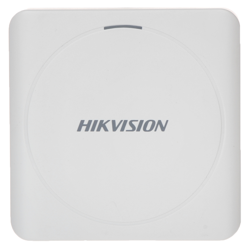 Lector Mifare/EM Hikvision IP65 Wiegand 12V (DS-K1801M)
