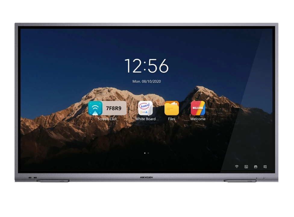 Pantalla Interactiva Hikvision 65" 4K Android 11 WiFi Multi Touch HDMI USB-C Bluetooth (DS-D5B65RB/C)
