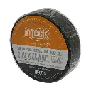 Cinta aisladora Inteck de PVC autoextinguible 10 metros negra