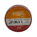Cinta aisladora Inteck de PVC autoextinguible 10 metros roja