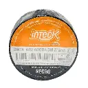 Cinta aisladora Inteck de PVC autoextinguible 5 metros negra