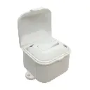 Linea exterior capsulada 1 pulsador Taad blanco (LC-60303) 