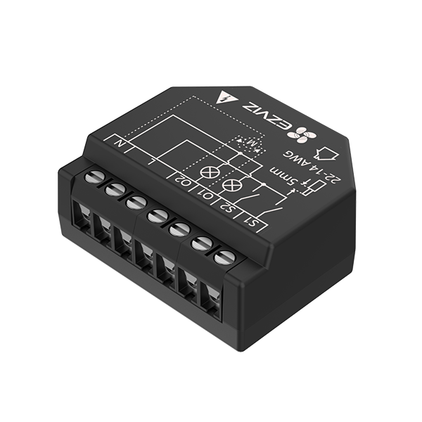 [CS-T36-R100-WM] Rele WiFi Ezviz T36 Doble Canal Control App Alexa Google Medidor Energia 220V (CS-T36-R100-WM)