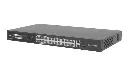 Switch PoE 24+2 Puertos Uniview - 24 PoE 100Mbps + 1 Giga RJ45 + 1 Giga Combo SFP - 370W (NSW2020-24T1GT1GC-POE-IN)