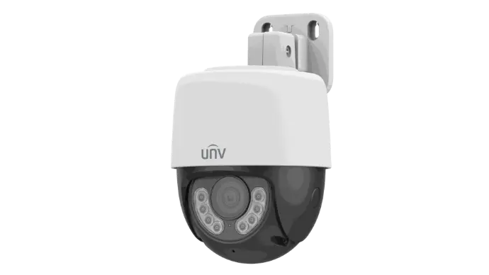 Camara PT Uniview 2MP ColorHunter Micrófono Luz Blanca IP66 (UAC-P112-AF40-W)