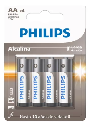 [AA Philips] Pila alcalina Philips AA (blister x 4 unidades)