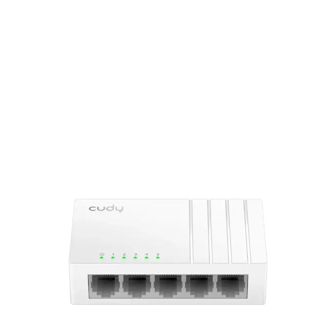 Switch de Escritorio Cudy 5 Puertos Fast Ethernet V3.0 (FS105D) (cyo)
