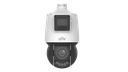 Camara IP 4MP+4MP Uniview PTZ Dual Lighthunter 25X IR100m Doble lente  iA avanzada seguimiento rostro conteo (IPC94144SR-X25-F40C)