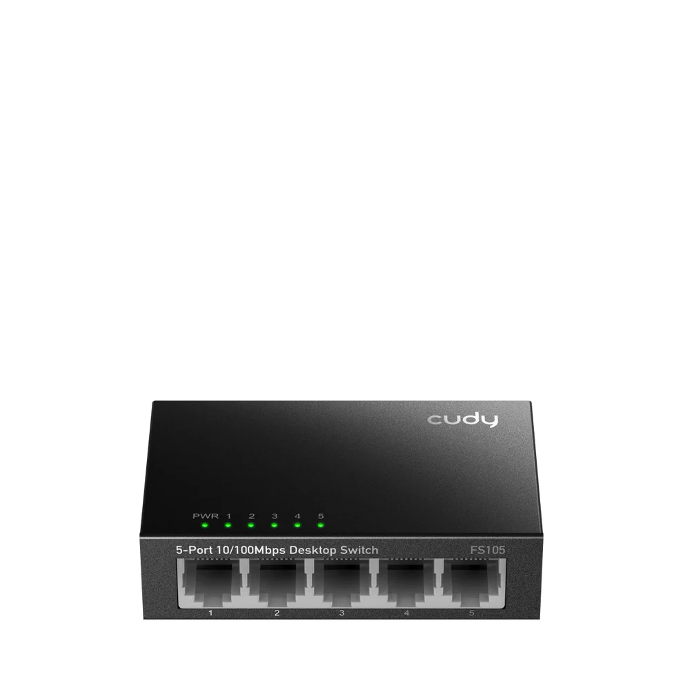 Switch 5 Puertos 10/100 Mbps Cudy (FS105) (cyo)