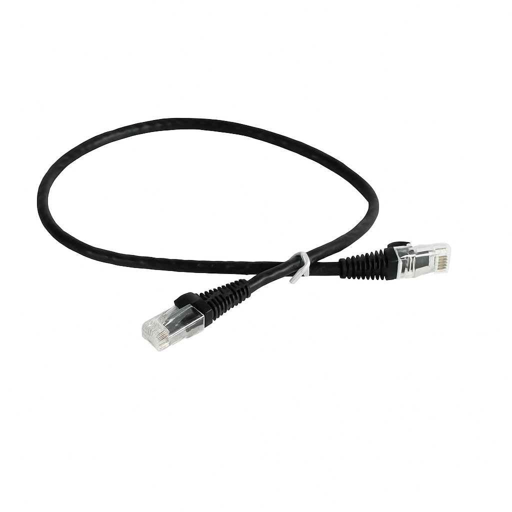 [FKcat6Patch0.50] Patchcord Cat6 Furukawa negro 0,50 mts