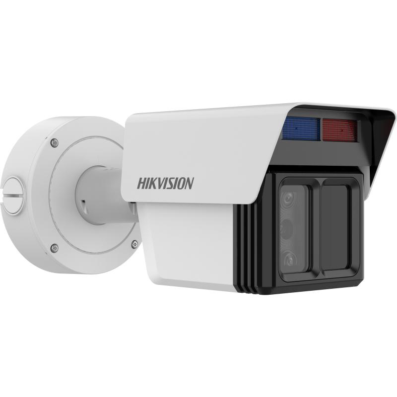 Camara IP 4MP Hikvision DeepinViewX  triple lente 4-12-25mm protección perimetral (iDS-2CD7T46G2/VX3-IS)