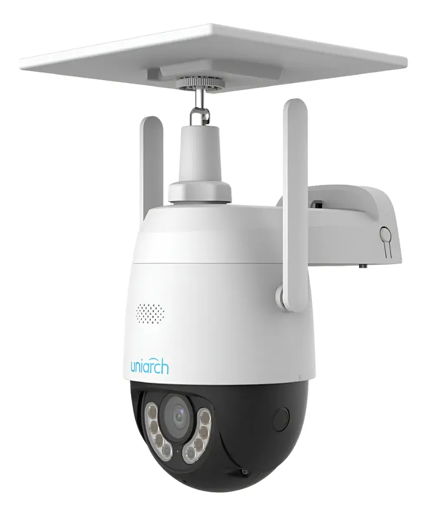 Camara IP 3MP 4G Uniarch Solar Audio Bidireccional IR30m IP66 (Uho-P2G-M3F4D-LA)