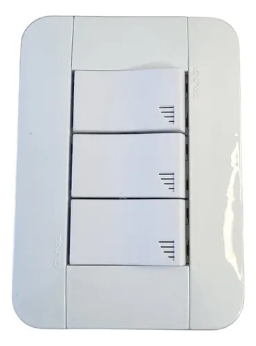 Linea Eco armada Taad tapa/bastidor 3 interruptores (SE-711)