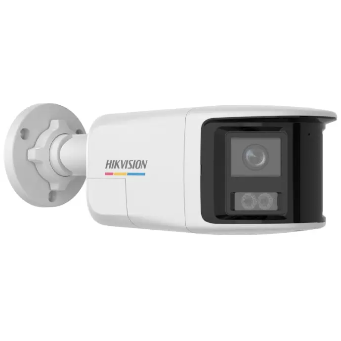 Camara IP 6MP Hikvision FlexVu Panoramica ColorVu Deteccion Humano/Vehiculo Ranura SD IP67 (DS-2CD1T67G2HP-LIUF/SL)