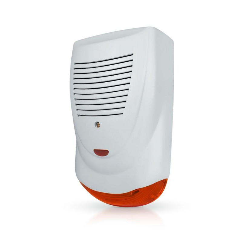 Sirena Exterior con flash y LED piezoelectrica (SL-400P) 