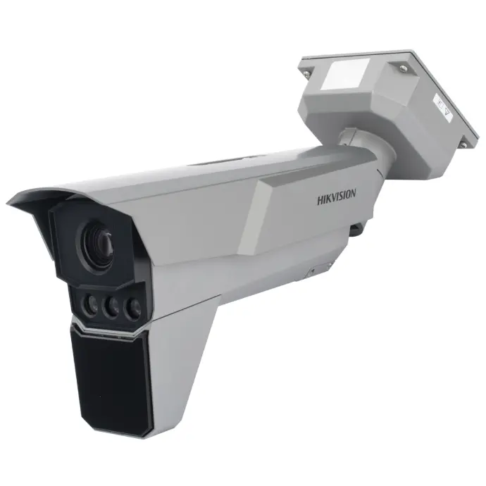 Camara IP 4MP Hikvision Radar control de velocidad (multa) y captura de patente (ANPR/LPR) IP67 (iDS-TCM403-GIR/POE/0832)