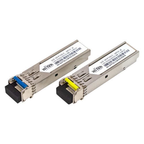 Par de Modulos SFP bidi 1 pelo 1.25 Gbps 3Km LC Wi-Tek (sfpab1g1p)
