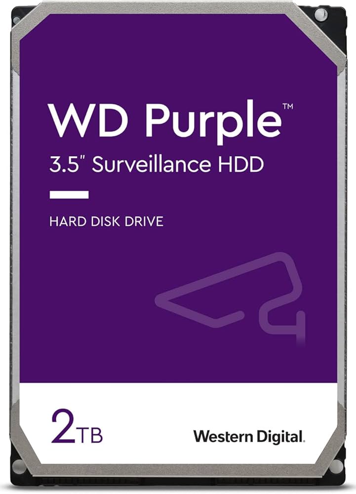 Disco HDD 2Tb Western Digital Purple (WD22PURU-64C5JY0)