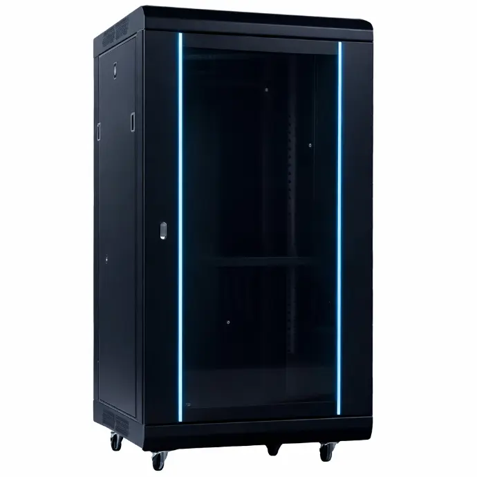 [INGLOBAR-MURAL-15U] Rack Mural Inglobar 15U 400mm Puerta de Vidrio + Bandeja