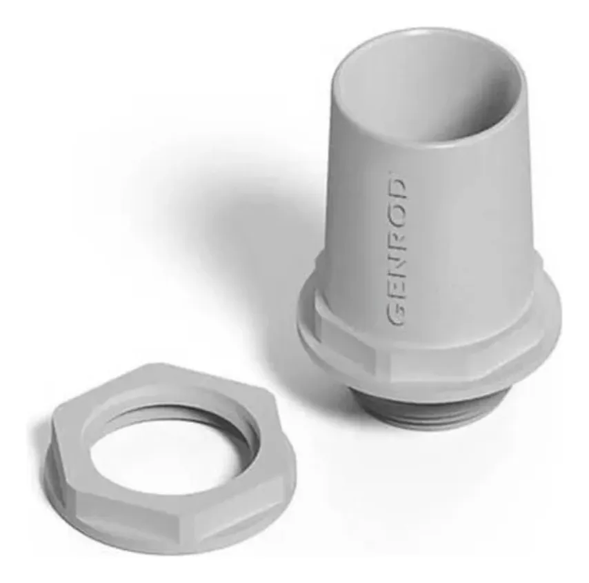 Conector de PVC 3/4" 20mm para caño rigido pesado Genrod Sistelectric