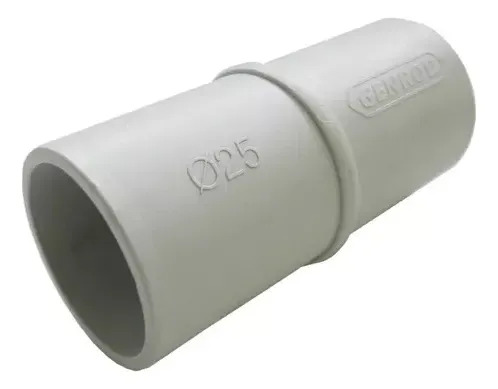 Union/cupla de PVC 1" 25mm para caño rigido pesado Genrod Sistelectric (UTR025E)