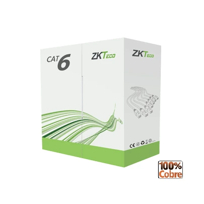 Cable UTP Interior CAT6e 100% Cobre Zkteco (XL600-CPR-A)