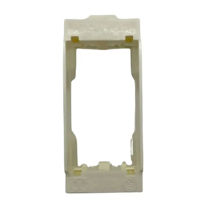 [4005B] Adaptador a perfil DIN PercanPlast 1 modulo blanco (4005B)