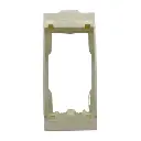 Adaptador a perfil DIN PercanPlast 1 modulo blanco (4005B)