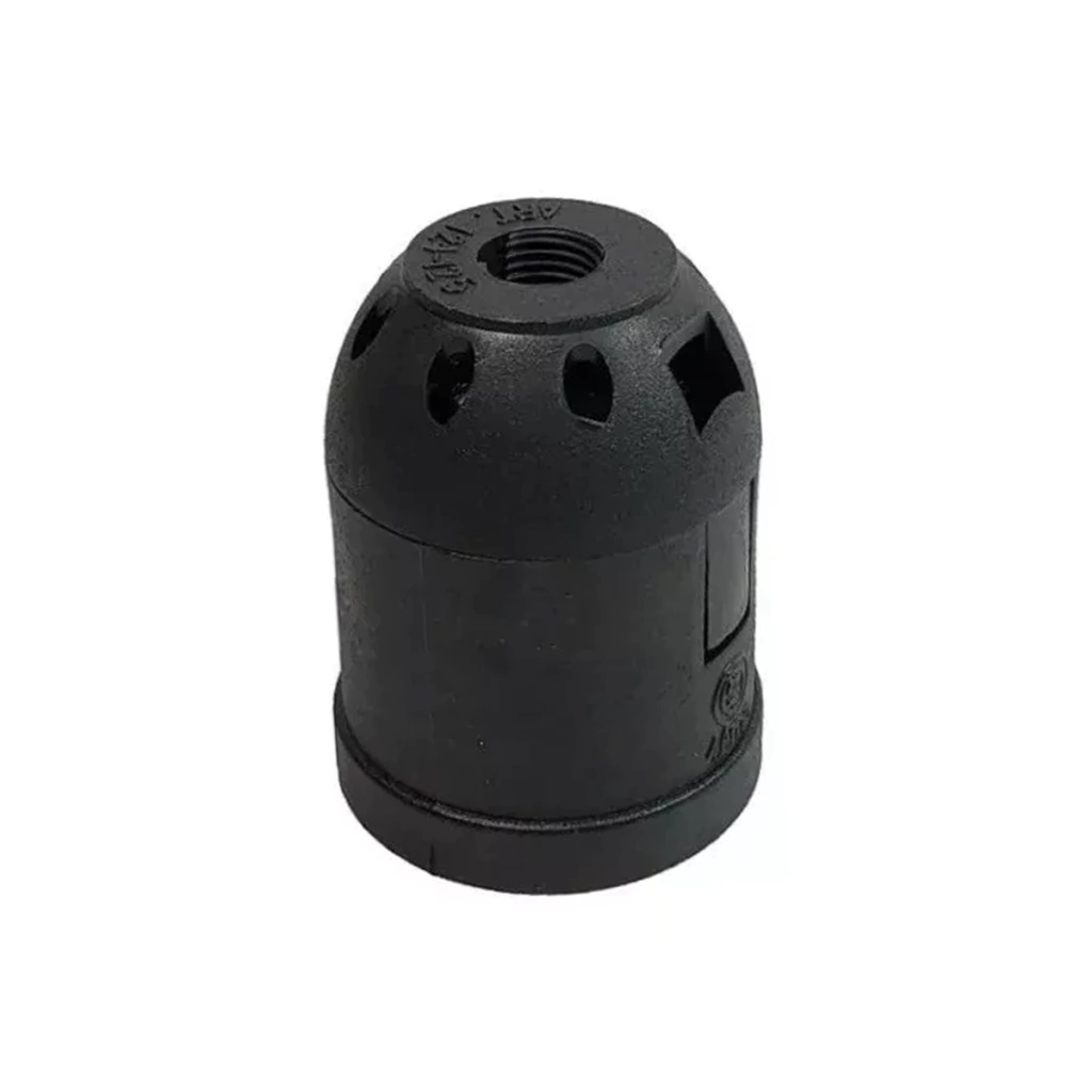 Portalampara PercanPlast Edison Negro