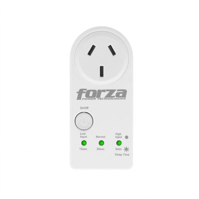 Protector de voltaje Forza 900J/1800W IRAM giro de 350° temp-220V (FVP-1202B-A) (cyo)