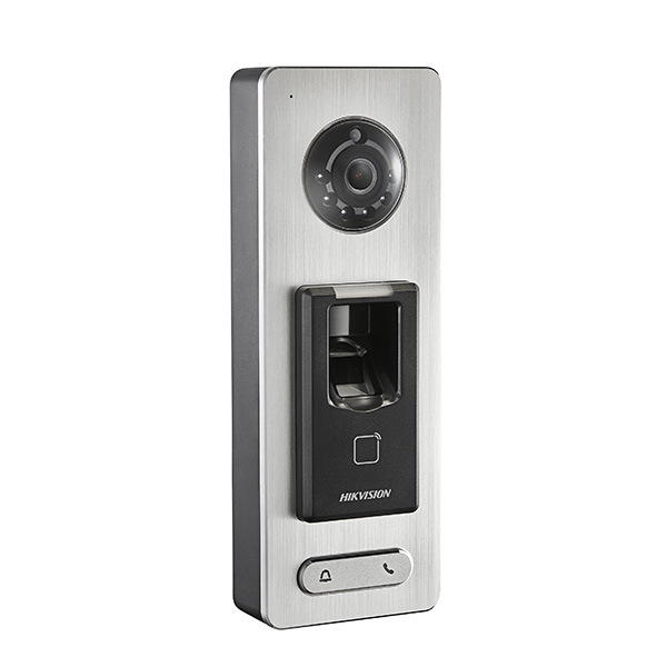 Terminal de Control de Acceso Hikvision con Cámara 2MP Lector Mifare y Audio IP65 (DS-K1T500SF) OUTLET