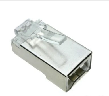 [PP6550N] Conector PLUG RJ45 CAT5 blindada