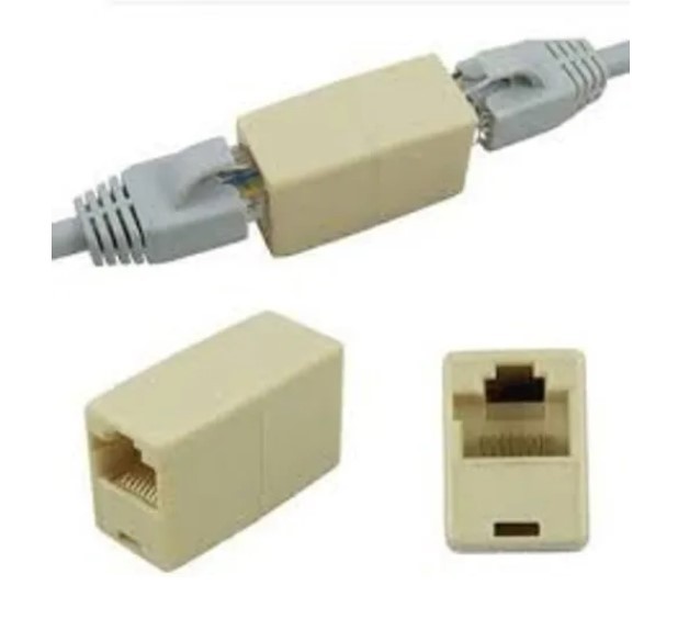 Cupla RJ45 para extender cable de red