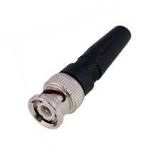 Conector BNC-Macho de Plástico RECTO