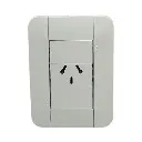 1 toma binorma color blanco 250V 10A (SE-701)