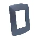 Tapa Celeste Metalizado linea Spot TAAD p/ bastidor - comp/Jeluz (S-7155)