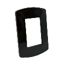 Tapa Negro Metalizado linea Spot TAAD p/ bastidor - comp/Jeluz (S-7159)