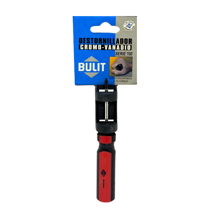 Destornillador phillips 0x50mm Bulit cromo vanadio (DES 7PH 0X50)