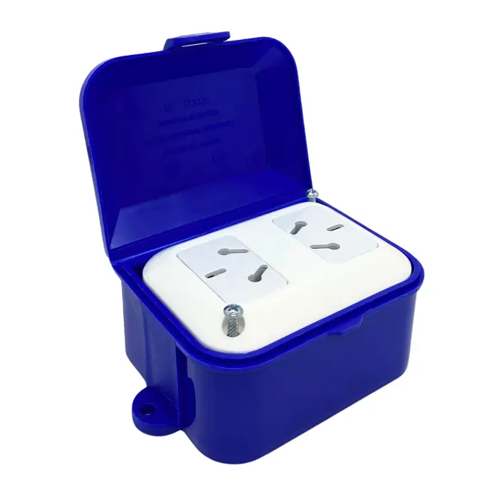 [44171003] Linea exterior capsulada 2 tomas color azul TAAD (LC-71003)